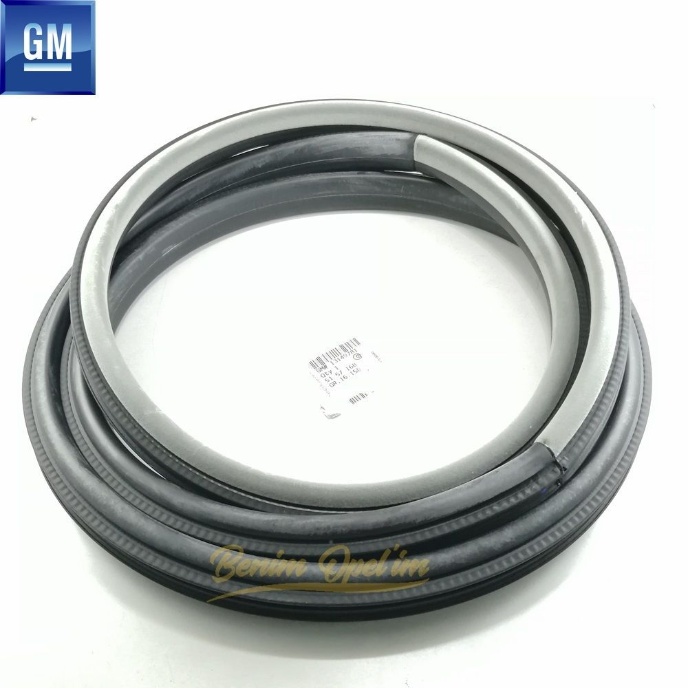 Opel Vectra C Rear Door Velvet Frame Seal Grey (Frame Seal) GM Original 5157168 - 13149781