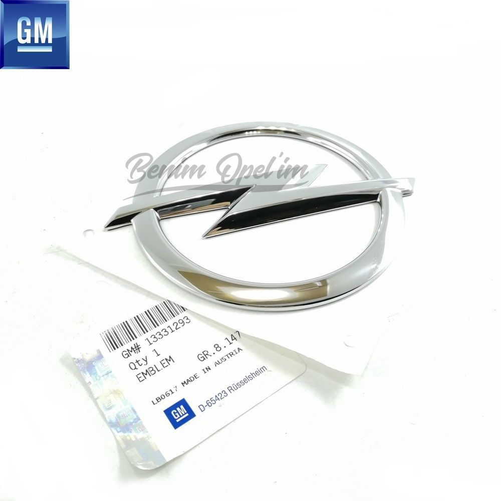 Opel Astra J F35 Opel Written Rear Tailgate Emblem Chrome GM Genuine Caravan 13331293 - 177238