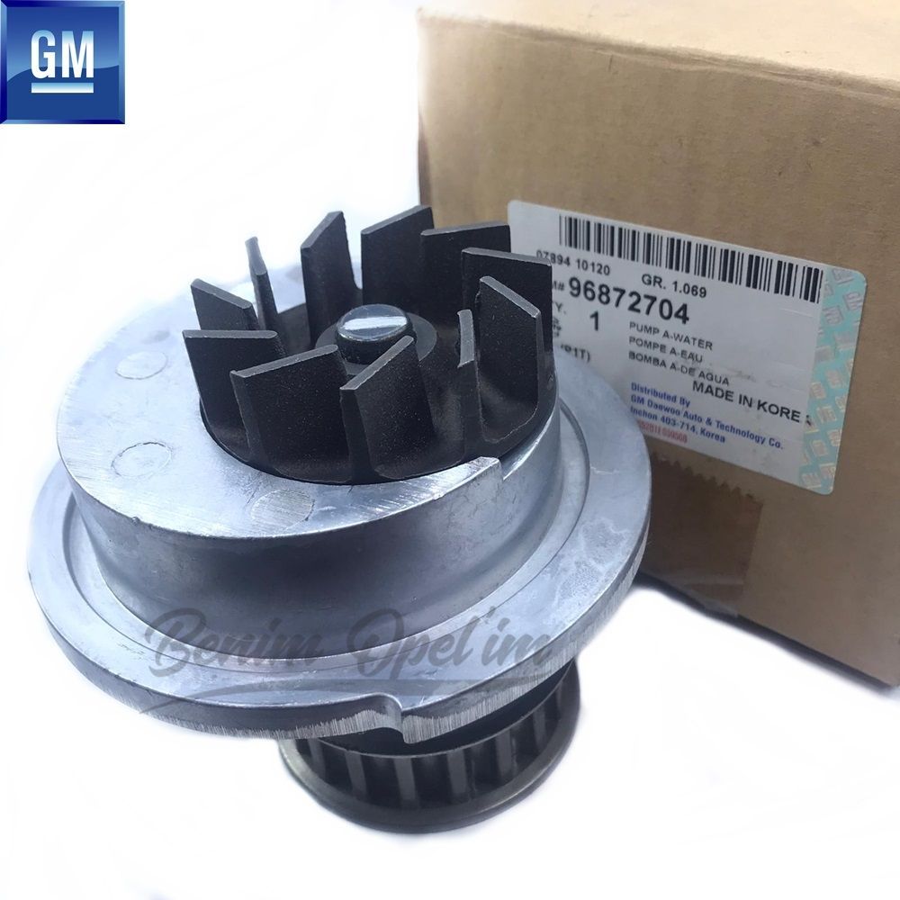 Chevrolet Aveo, Kalos Complete Recirculating Water Pump 1.4 8V Lx5 GM Original 96872704 - 96352648