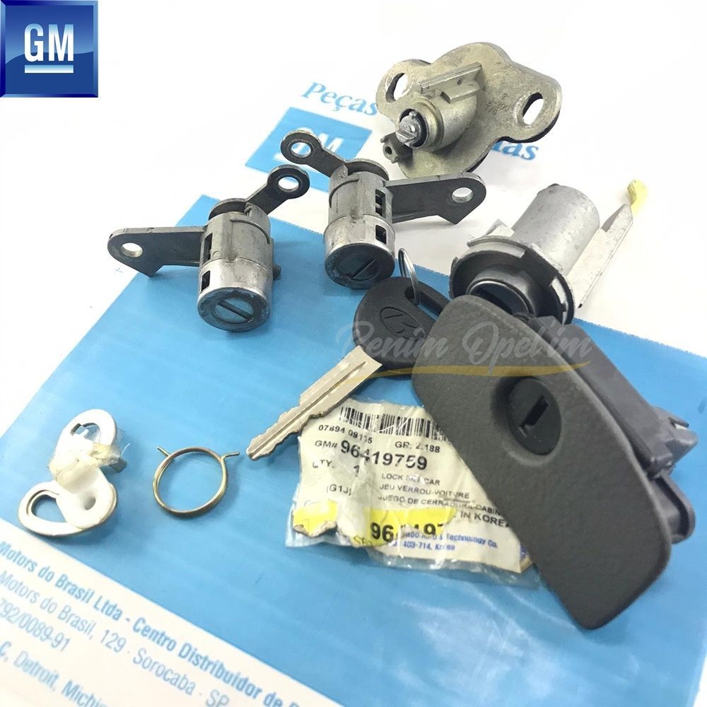 Chevrolet Lacetti Sedan (Nb) 2005 Complete Lock Password Set with Key GM Genuine 96419759