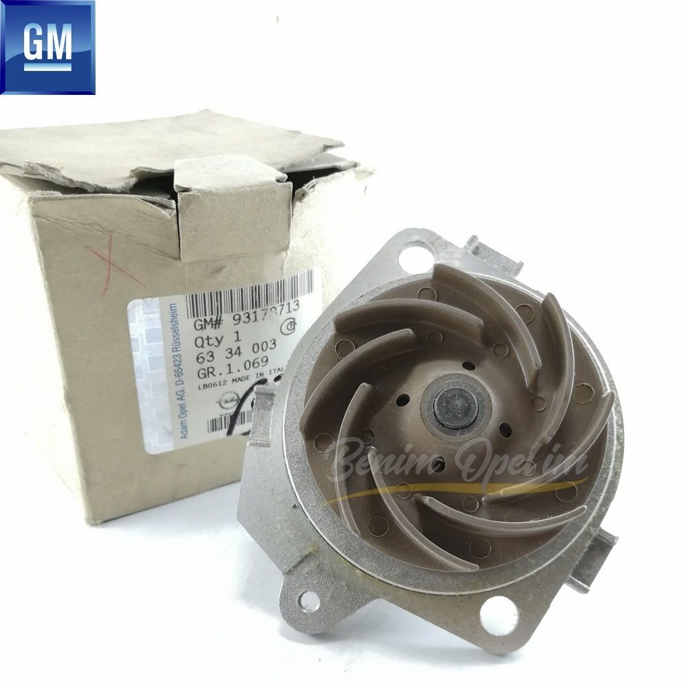 Complete Recirculation Water Pump 1.9 Diesel Opel Astra H, Vectra C, Zafira B GM Original 6334003 - 93178713 - 93178713