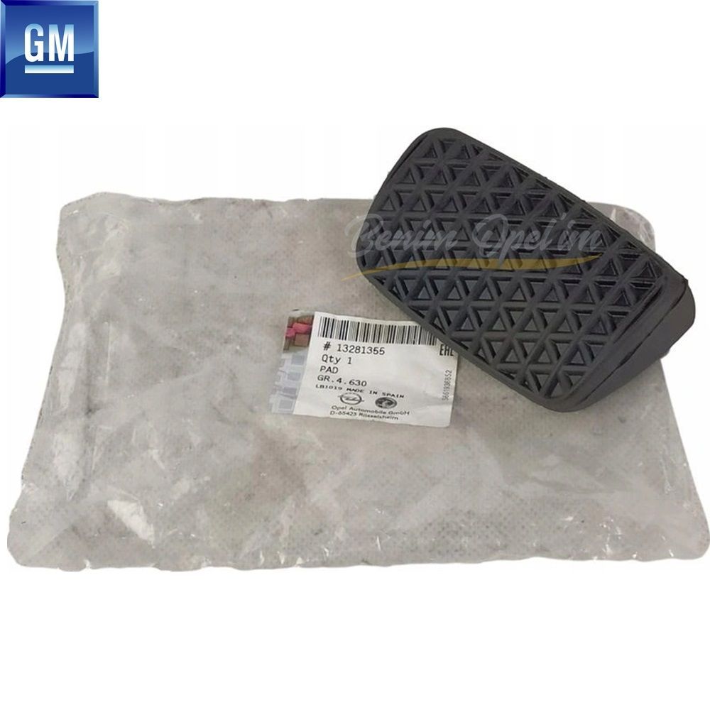 Automatic Gear Shift Brake Pedal Rubber Chevrolet Cruze, Opel Astra J, Insignia A, Zafira C GM Genuine 13281355 - 560151