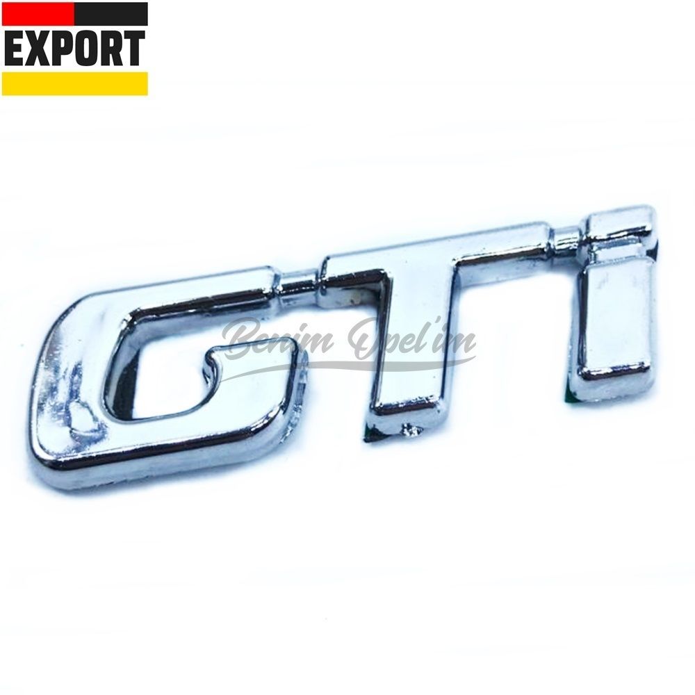 Peugeot 206 Optional Gti Lettering Chrome 1st Class Quality 8177150-8665.01