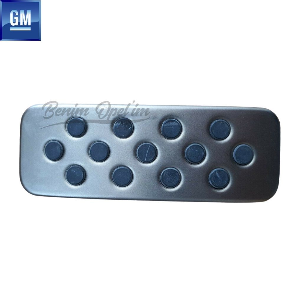 Product Code : 842025 - Sport Accelerator Pedal Rubber Stainless Steel Grey Opel Astra H, Corsa C, Combo C, Meriva A, Tigra B, Zafira B GM Genuine 842025 - 93183934 - 93183934