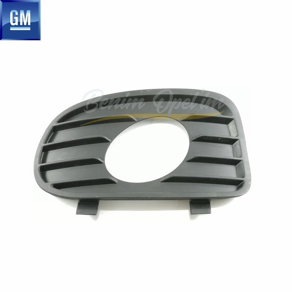 Opel Vectra B Foggy Front Bumper Right Fog Light Cover Smoked 1999 Onwards GM Original 1400654 - 90586628