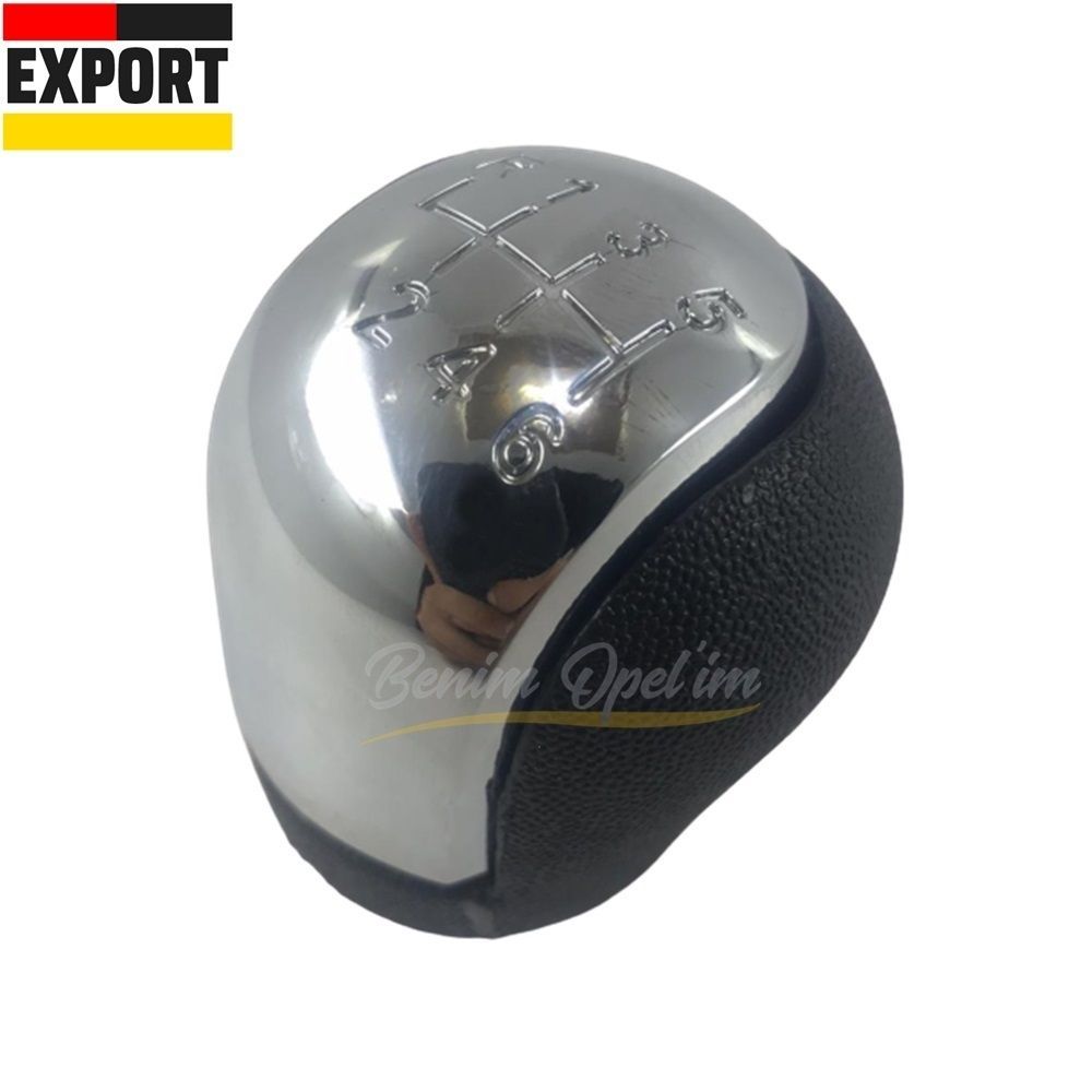 6 Forward Manual Gear Knob Silver Opel Corsa D, Corsa E, Meriva A, Vectra C, Adam 1st Class Quality 5738946