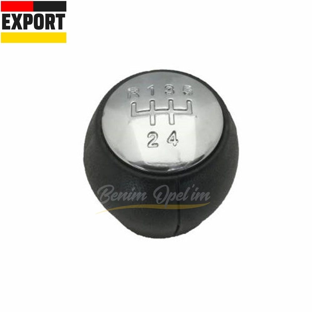 5 Forward Manual Gear Knob Silver Opel Astra F, Astra G, Zafira A, Calibra, Corsa B, Tigra A, Vectra B 1st Class Quality 5738737