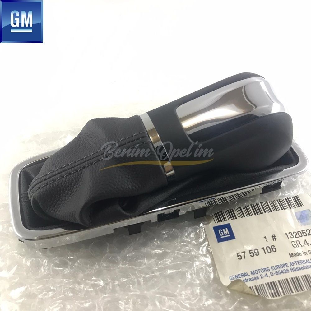 Product Code : 5759106 - Opel Corsa D Gusseted Automatic Gear Shift Knob Chrome GM Genuine 5759106 - 13205200