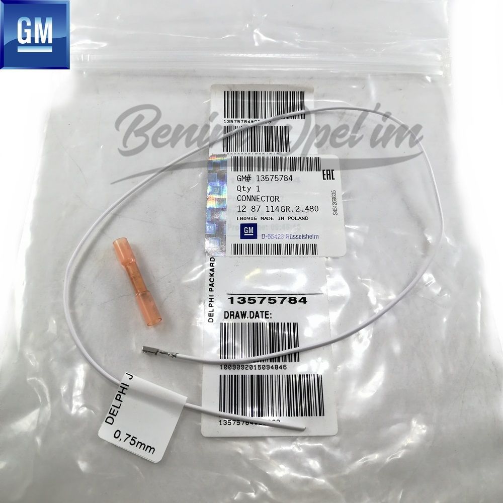 Product Code : 1287114 - Opel and Chevrolet Repair Cable 0.75mm Sq. GM Genuine 1287114 - 13575784