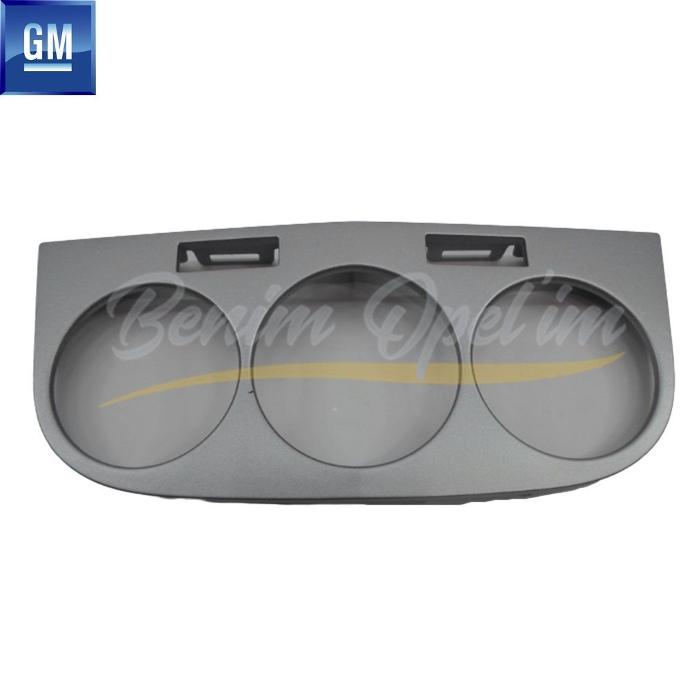 Opel Corsa D Air Conditioner Control Panel Frame Matte Chrome GM Original 7209149 - 13236654