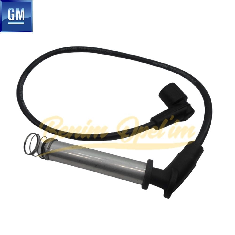 Long Spark Plug Cable 655mm (RG) 1.4/1.6 Opel Astra F, Corsa B, Tigra A, Vectra A GM Genuine 1282089 - 90449673