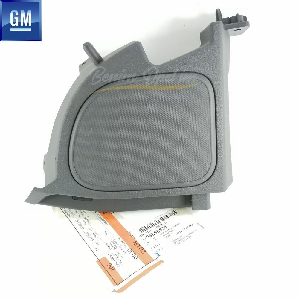 Product Code : 96658534 - Chevrolet Spark M300 Left Rear Boot Side Speaker Cover Black GM Original 96658534 - 96591678