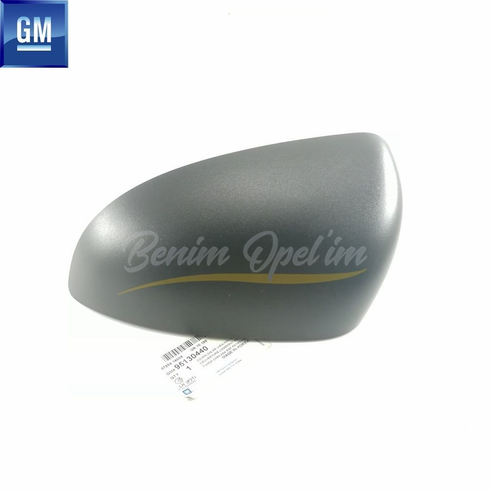 Chevrolet Aveo T300 Left Outside Rear View Mirror Cover Smoked GM Genuine 95130440