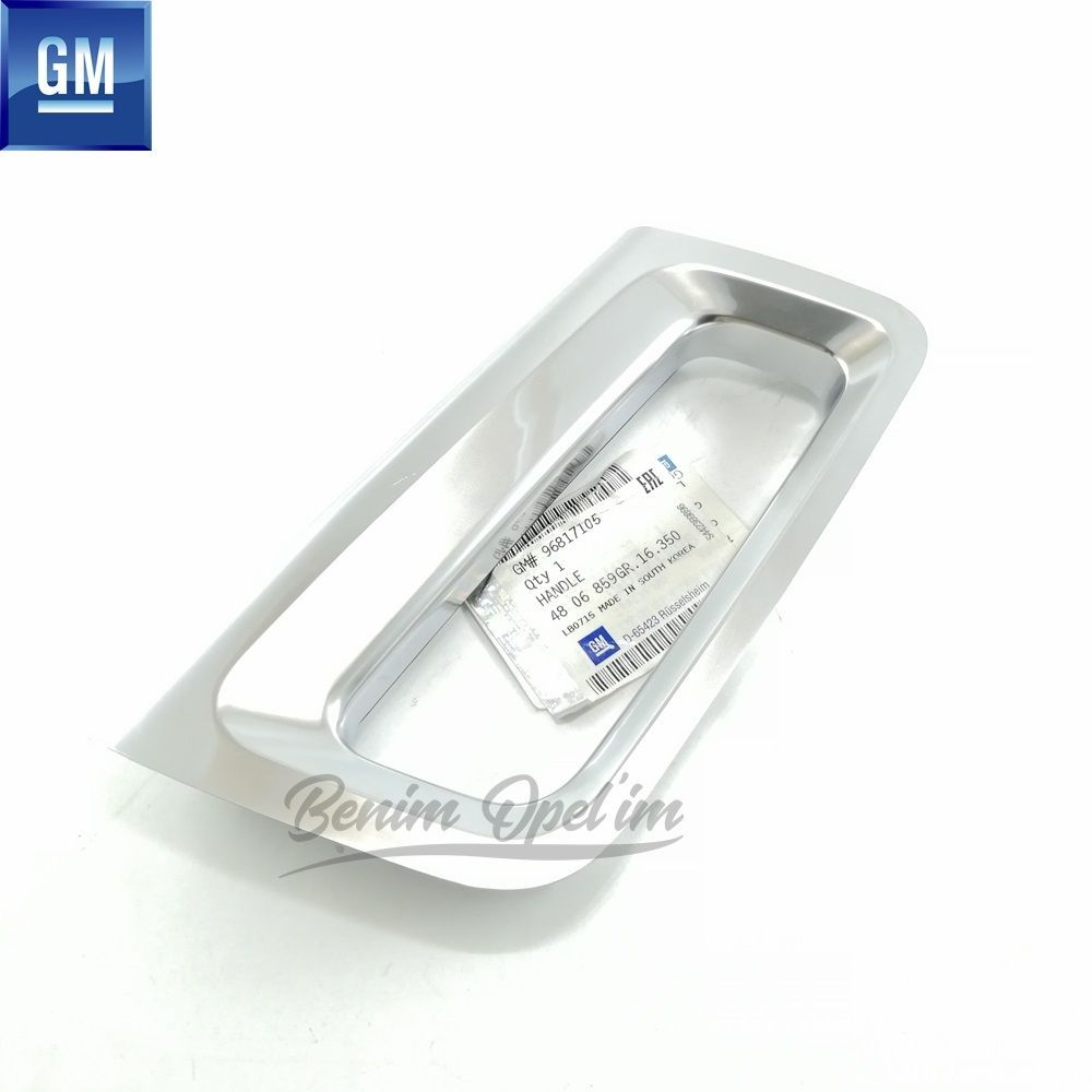 Product Code : 4806859 - Opel Antara Left Rear Door Interior Handle Frame Chrome GM Original 4806859 - 96817105