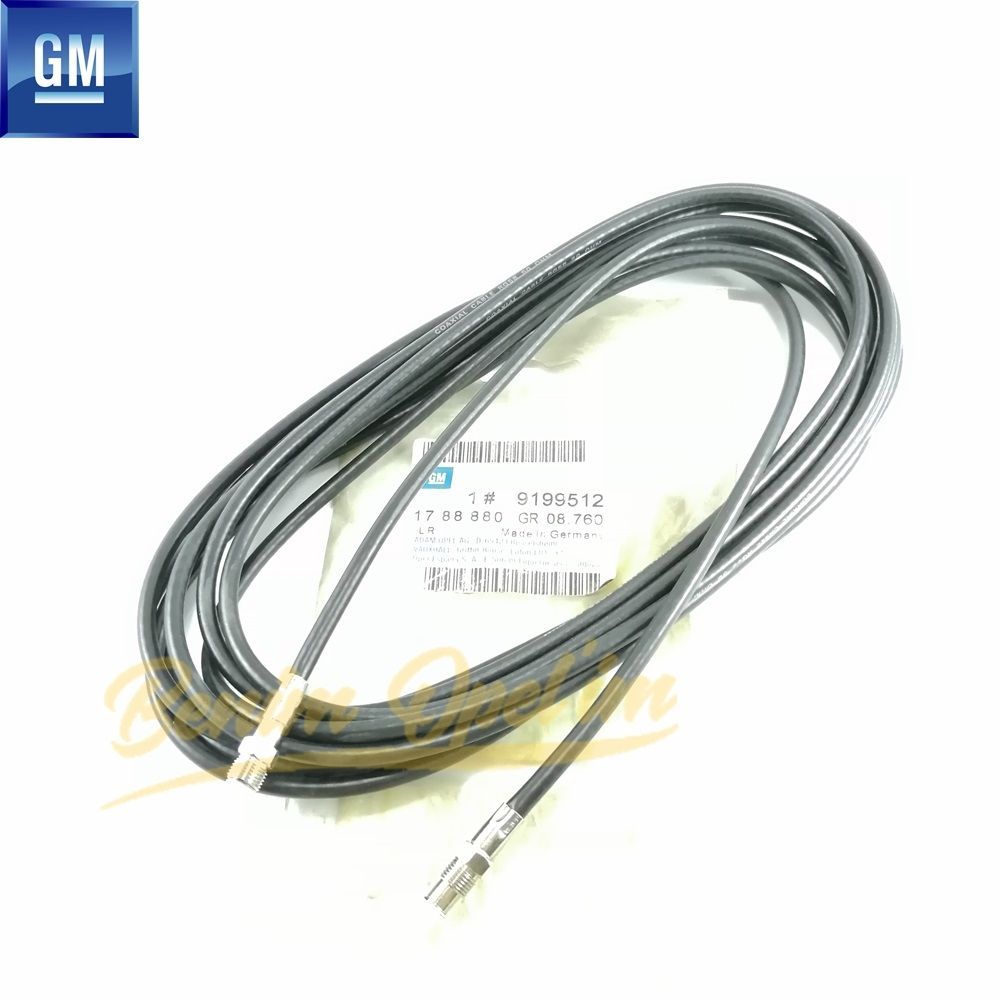 Product Code : 1788880 - Phone Kit Long Antenna Cable 5500 mm Opel Astra F G, Tigra A, Corsa B C, Combo C, Insignia A, Omega B, Vectra B C, Zafira A B C GM Genuine 1788880 - 9199512