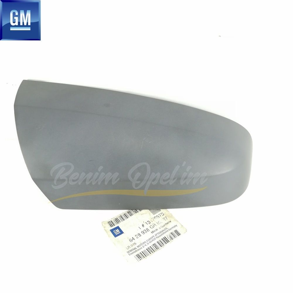 Opel Zafira B Right Outside Rear View Mirror Cover Primer GM Genuine 6428938 - 13170878