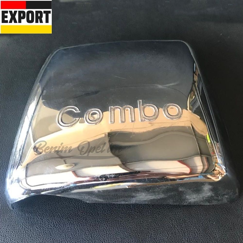 Product Code : 1428860Ex - Opel Combo C Combo Written Left Outside Rear View Mirror Cover Chrome 1st Class Quality 1428860