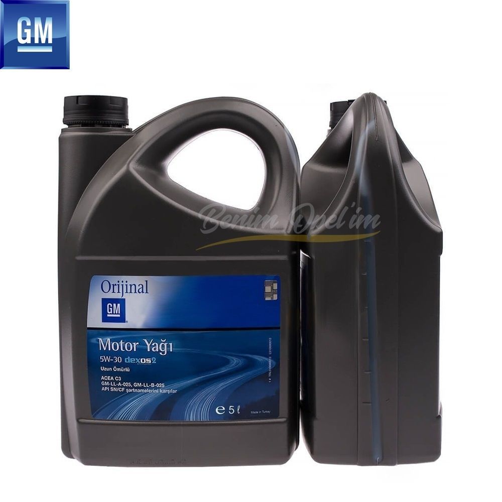 GM Sae 5W30 Dexos 2 (5 Lt) Fully Synthetic Motor Oil TRL510000002