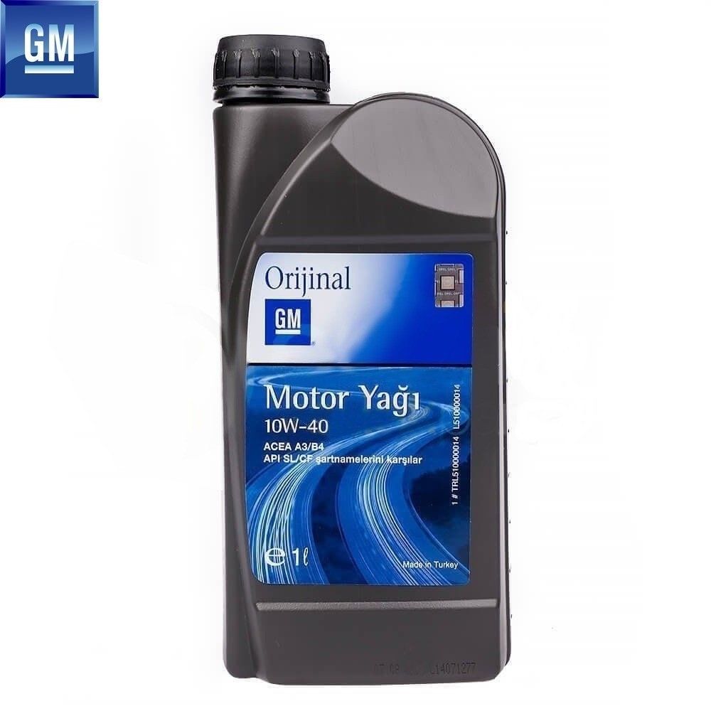 GM 10W40 (1 Lt) Semi-Synthetic Motor Oil TRL510000014