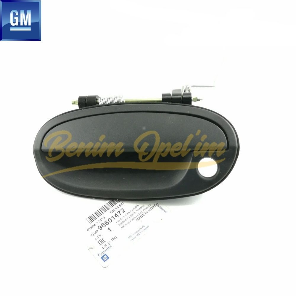 Chevrolet Spark M200 Left Front Door Exterior Opening Handle Smoked GM Genuine 96601472