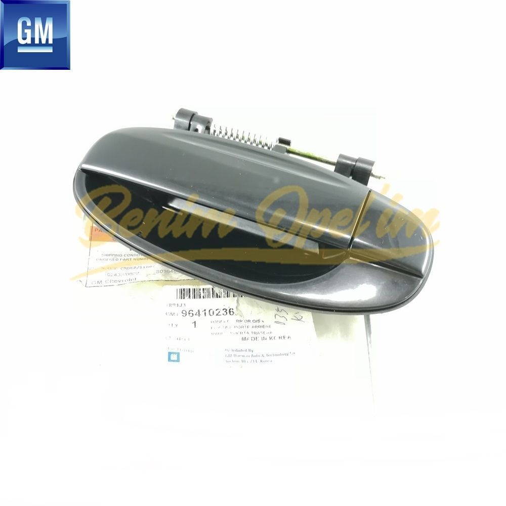 Chevrolet Kalos HB Left Rear Door Exterior Opening Handle Smoked GM Genuine 96410236 - 96541633