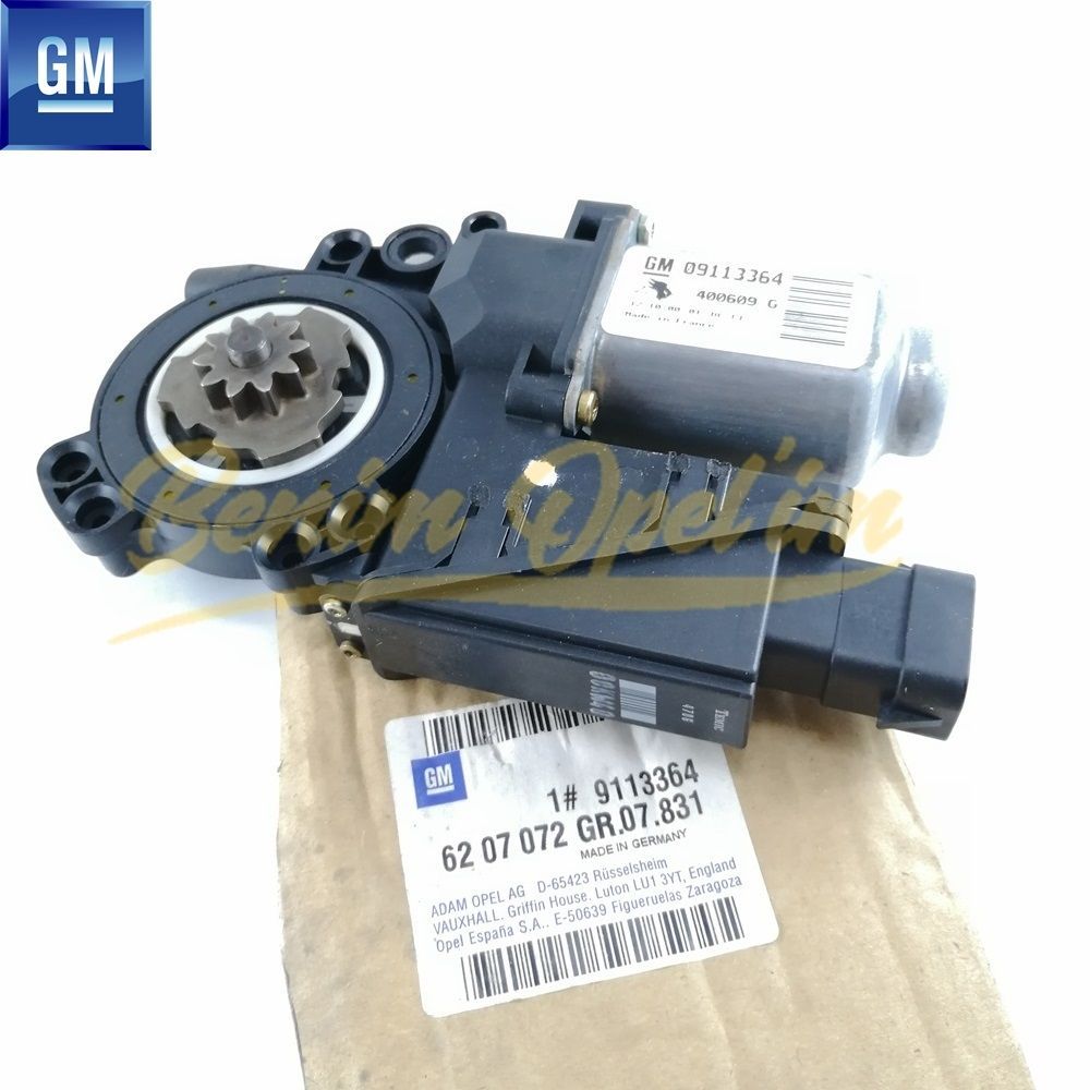 Product Code : 6207072 - Opel Corsa C Right Front Door Window Motor GM Original 6207072 - 9113364