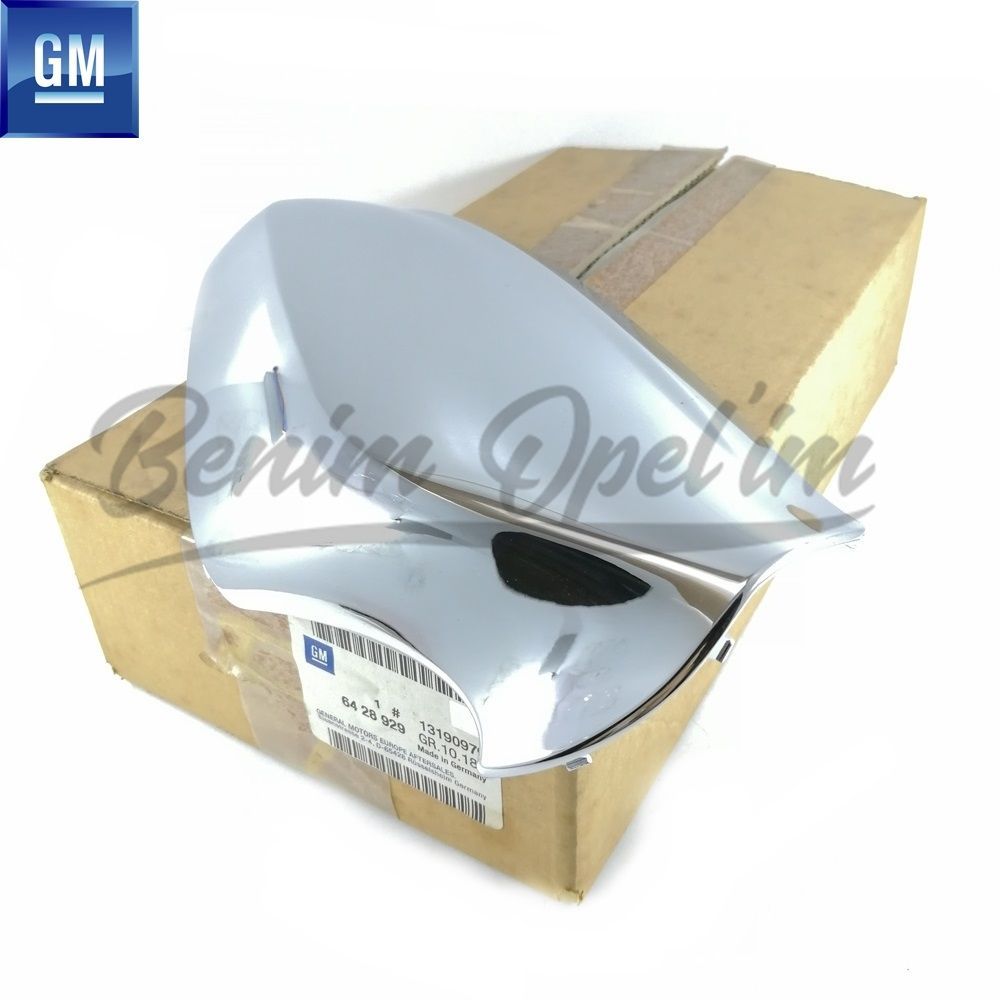 Product Code : 6428929 - Opel Astra H Left Outside Rear View Mirror Cover Chrome GM Genuine 6428929 - 13190979