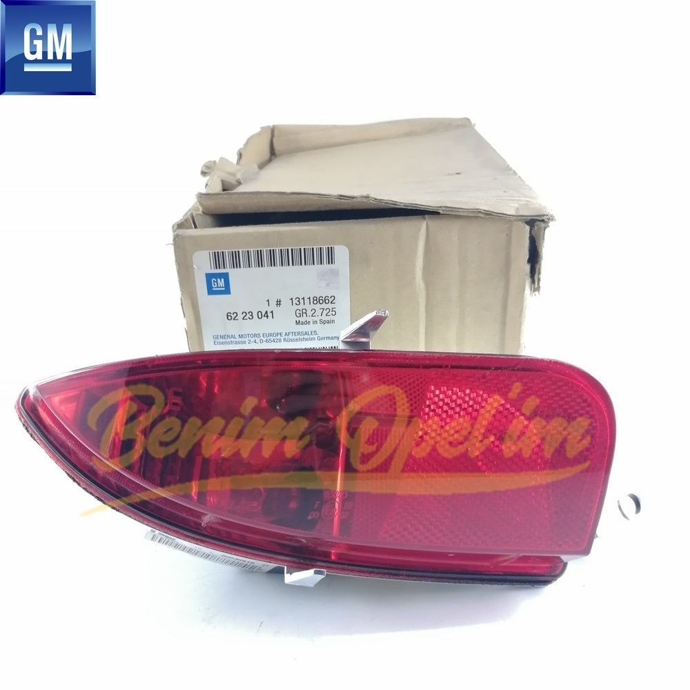 Product Code : 6223041 - Opel Corsa C Left Rear Bumper Fog Lamp Red (Reflector) GM Original 6223041 - 13118662