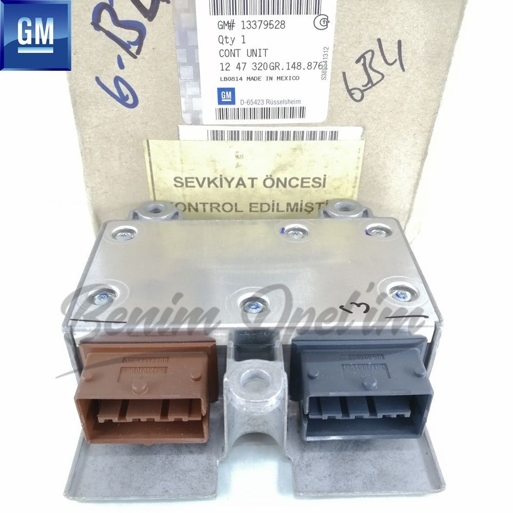 Product Code : 1247320 - Opel Corsa D 3 Door Van Airbag Control Unit (Airbag Brain) GM Genuine 1247320 - 13379528