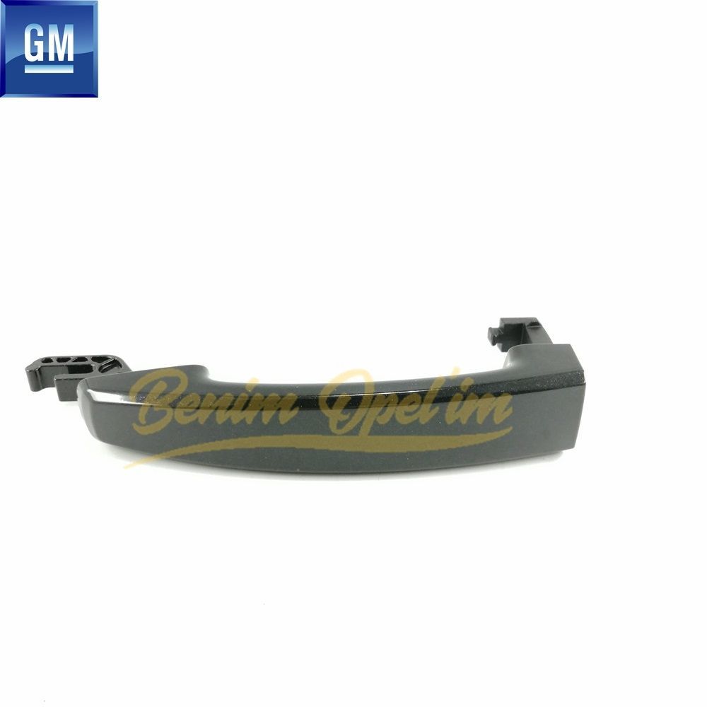 Opel Astra J, Cruze Front And Rear Door Exterior Opening Handle Smoked GM Original 138323 - 96985646