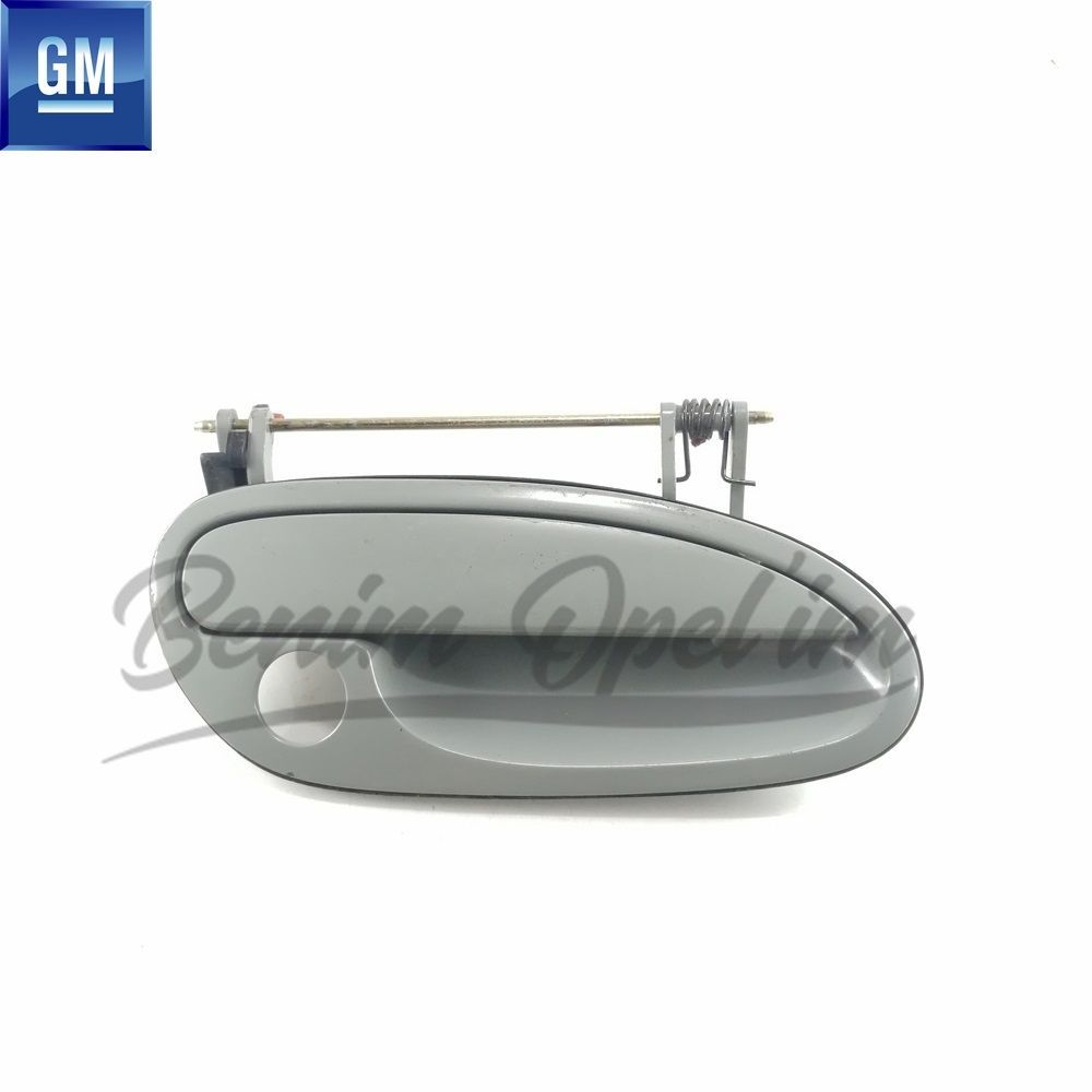 Opel Omega B Perforated Right Front Door Exterior Opening Handle Lined GM Genuine 138212 - 91138212 - 91138212