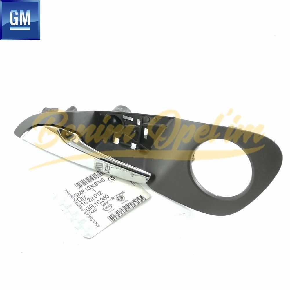 Product Code : 1622012 - Opel Insignia A Left Front Door Interior Opening Handle Chrome Nickel Alloy GM Genuine 1622012 - 13359940 - 13359940