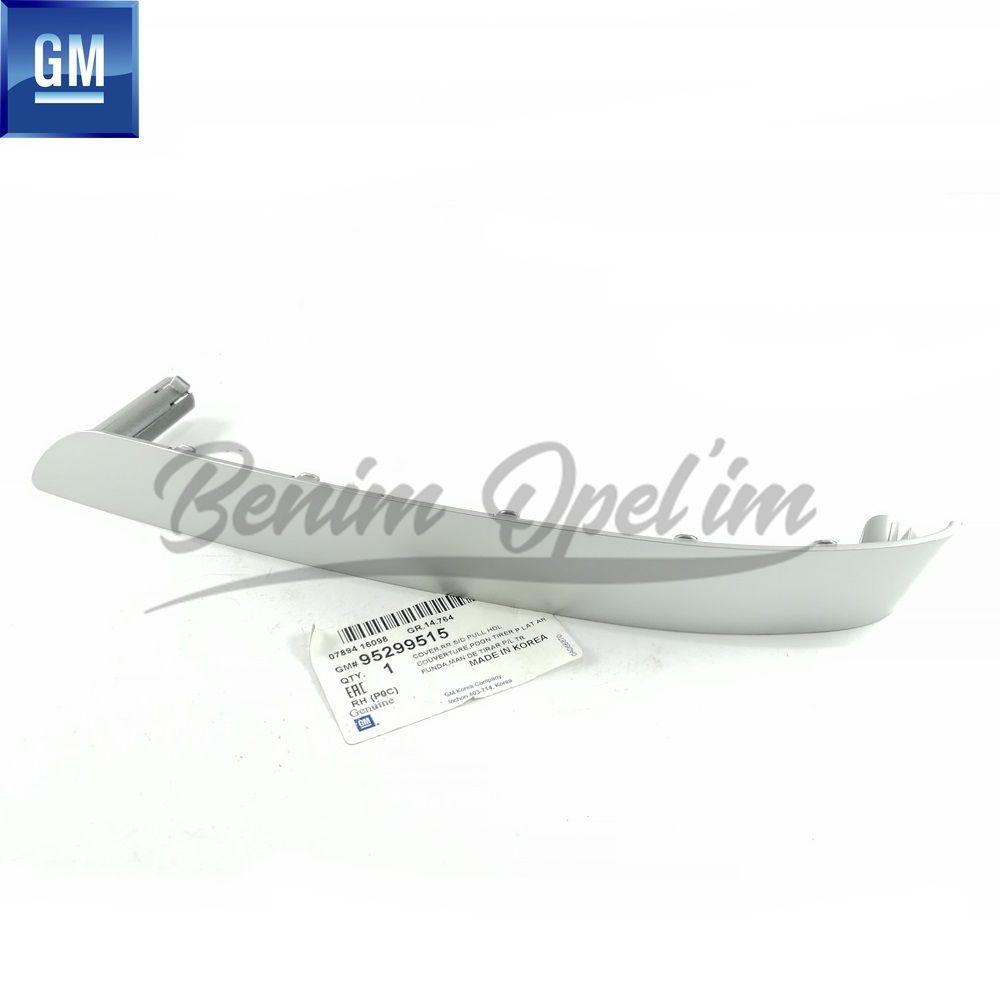 Chevrolet Captiva C100, C140 Right Rear Door Interior Handle Cover Metallic Grey GM Genuine 95299515