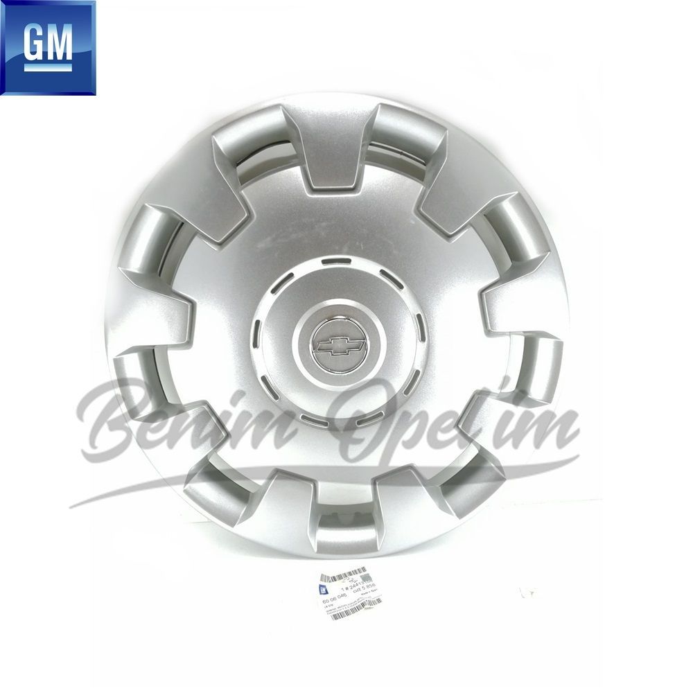 Product Code : 6006046 - Chevrolet Aveo, Kalos, Lacetti Wheel Cover Silver Grey 10 Spoke 15 Inch 1 Piece Price GM Genuine 6006046 - 24413158 - 24413158