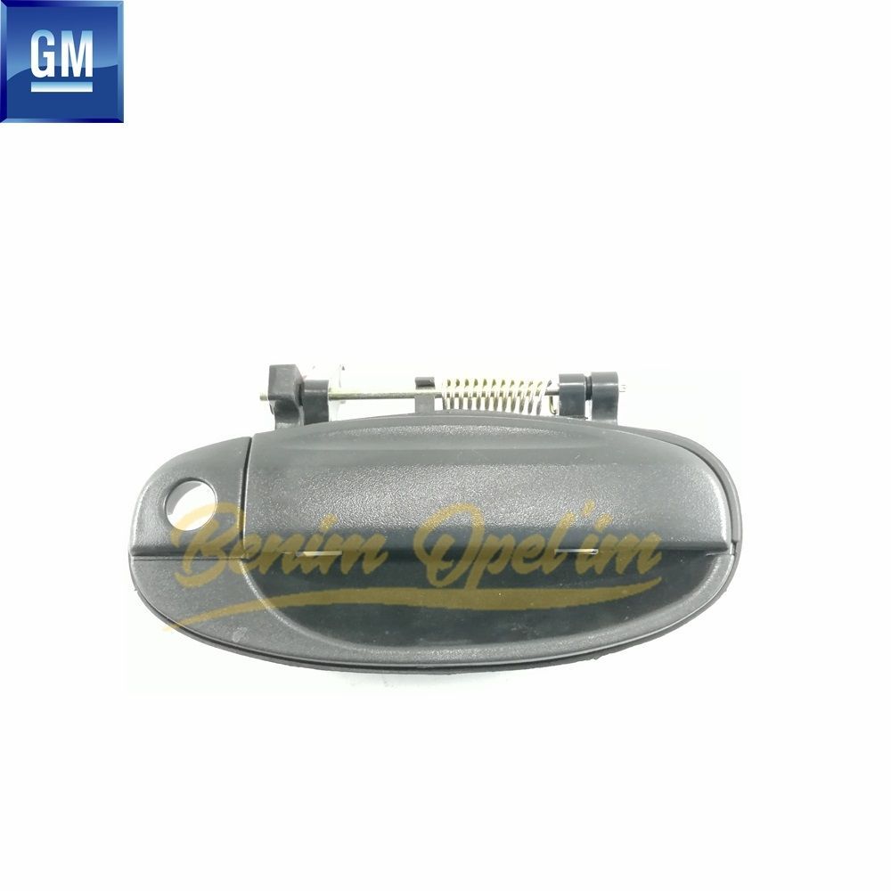 Chevrolet Kalos Right Front Door Exterior Opening Handle Smoked GM Genuine 96541632