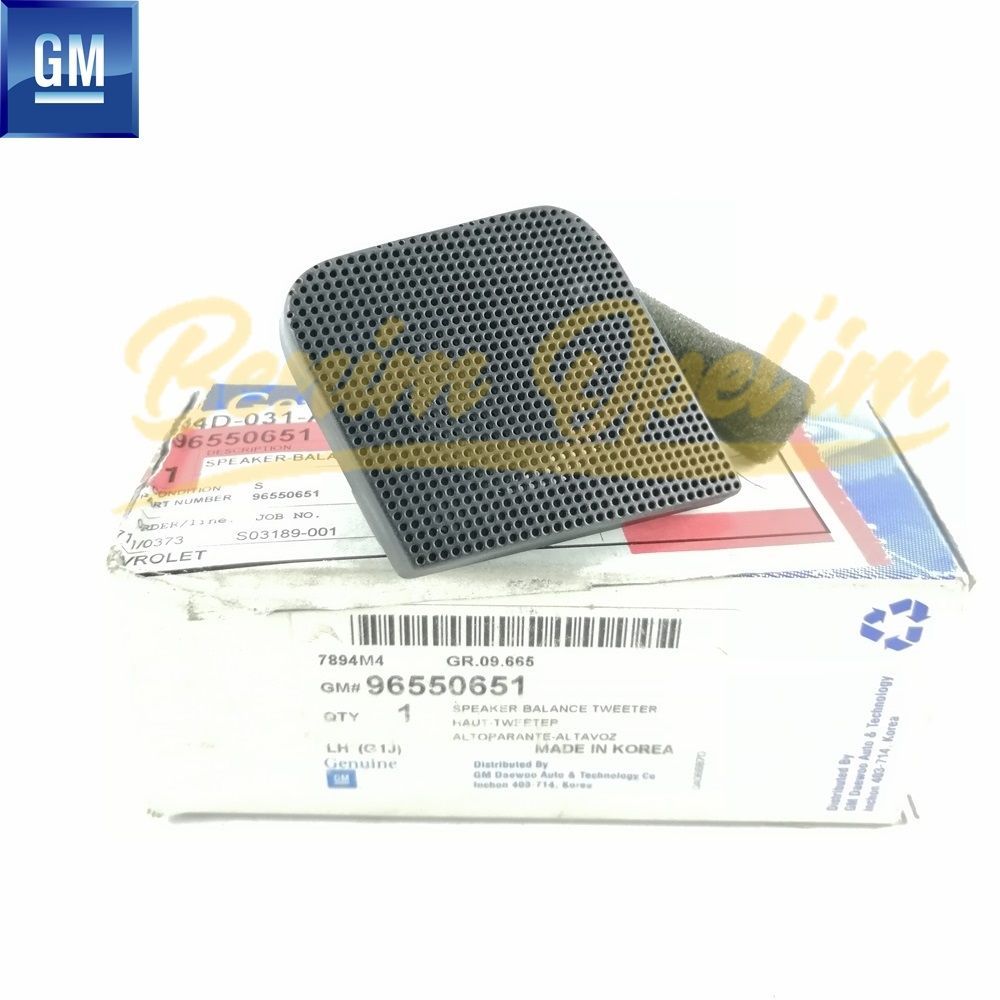 Product Code : 96550651 - Chevrolet Lacetti J200 Left Front Door Tweater Speaker Black GM Original 96550651