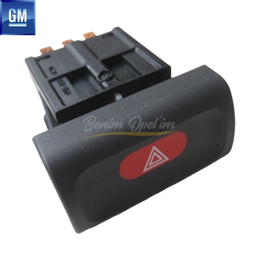 Product Code : 6239108 - Opel Omega B Hazard Flasher Button Black (Warning Switch) GM Genuine 6239108 - 9104063