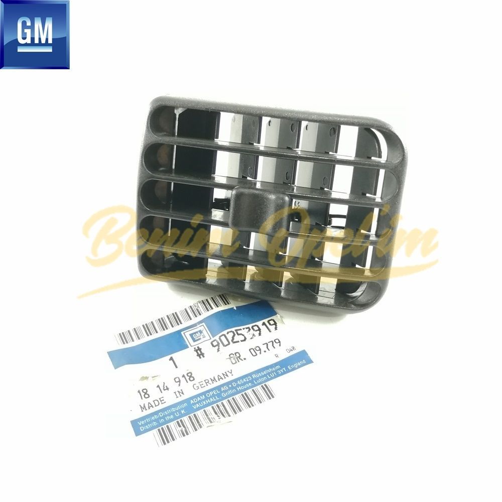 Product Code : 1814918 - Opel Omega A Front Centre Vent Grille Black GM Genuine 1814918 - 90253919