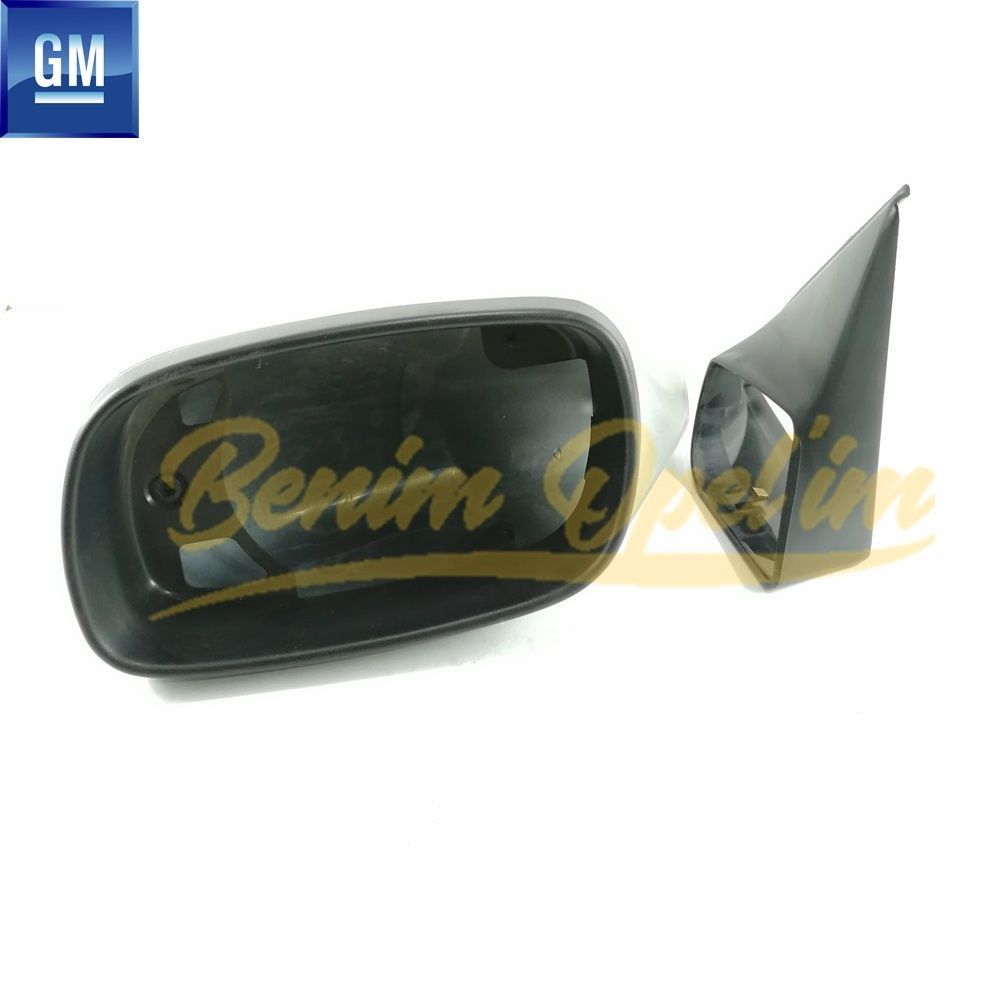 Opel Astra F Complete Left Outside Rear View Mirror Cover GM Genuine 1426909 - 90509482