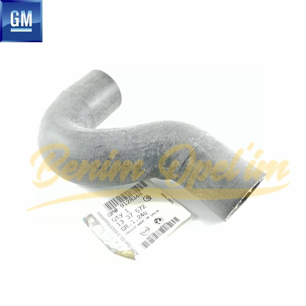 Opel Corsa C Radiator Upper Inlet Pipe Z10XE, Z10XEP GM Genuine 1337572 - 9128348