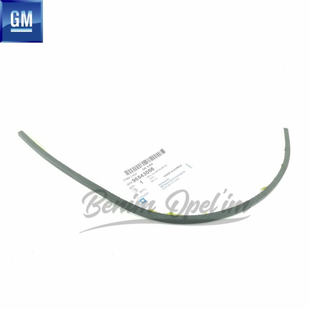 Product Code : 96543056 - Chevrolet Aveo T200/T250/T255, Kalos Fixed Corner Window Bottom Insulation GM Original 96543056