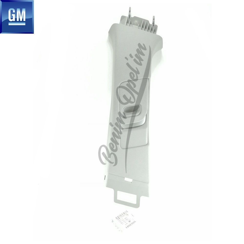 Opel Corsa D Left Upper Middle Pillar Inner Bakelite Light Grey (B Pillar Cover) GM Genuine 7226440 - 13180731