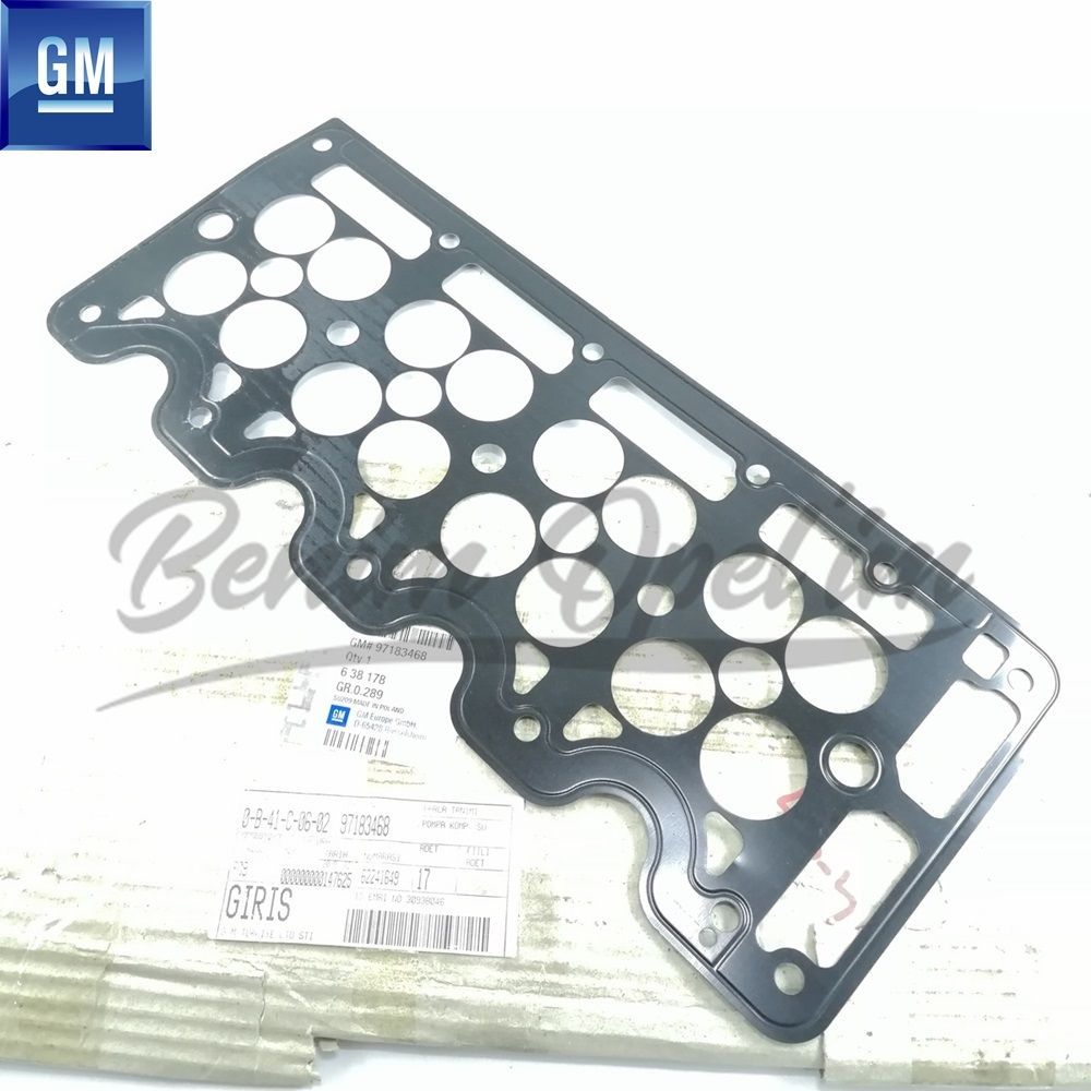 Product Code : 638178 - Top Cover Gasket Y17DT 1.7 Diesel Opel Astra G, Zafira A, Corsa C, Meriva A GM Genuine 638178 - 97183468