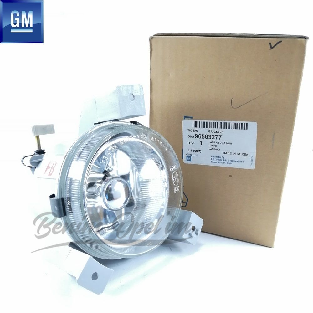 Product Code : 96563277 - Chevrolet Spark M100 Oval Complete Left Front Fog Lamp GM Original 96563277