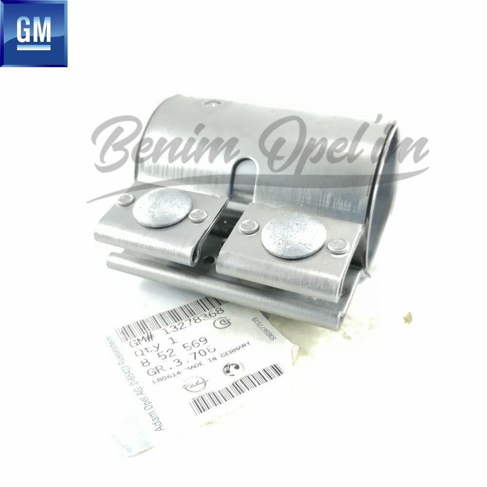 Product Code : 852569 - Exhaust Clamp 50mm Chevrolet Cruze, Opel Astra H J K, Corsa E, Crossland X, Grandland X, Zafira B C GM Genuine 852569 - 13278368