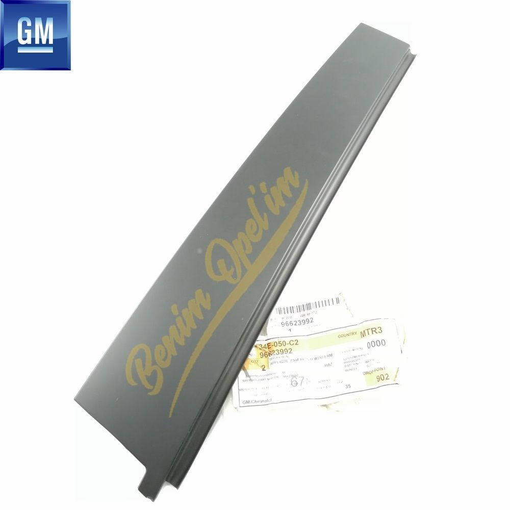 Opel Antara, Chevrolet Captiva C100 Right Rear Door Front Pillar Band GM Original 96623992 - 20962014