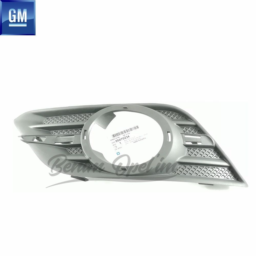 Opel Mokka Foggy Front Bumper Right Fog Light Cover Smoked GM Original 95470234 - 1400985