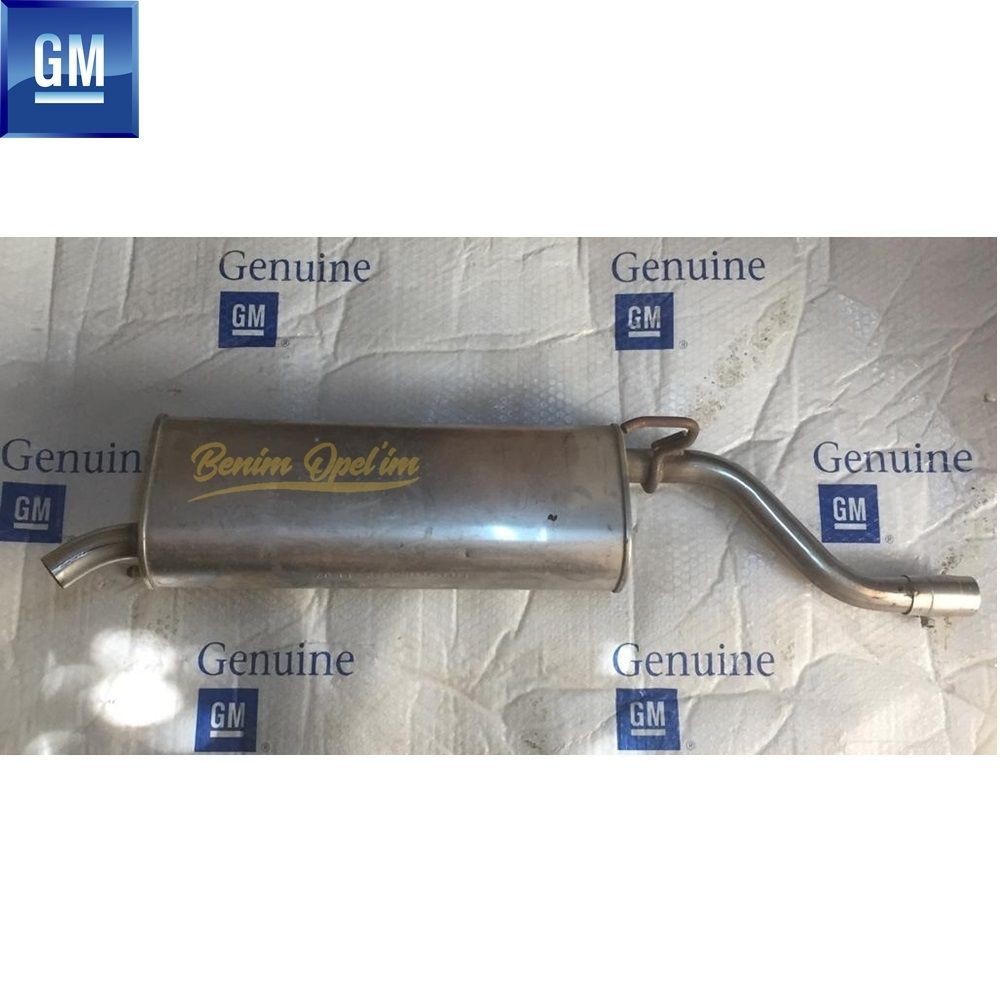 Opel Corsa D Complete Tail And Rear Muffler Exhaust Z12XEP (AK) GM Original 13220774 - 39121107