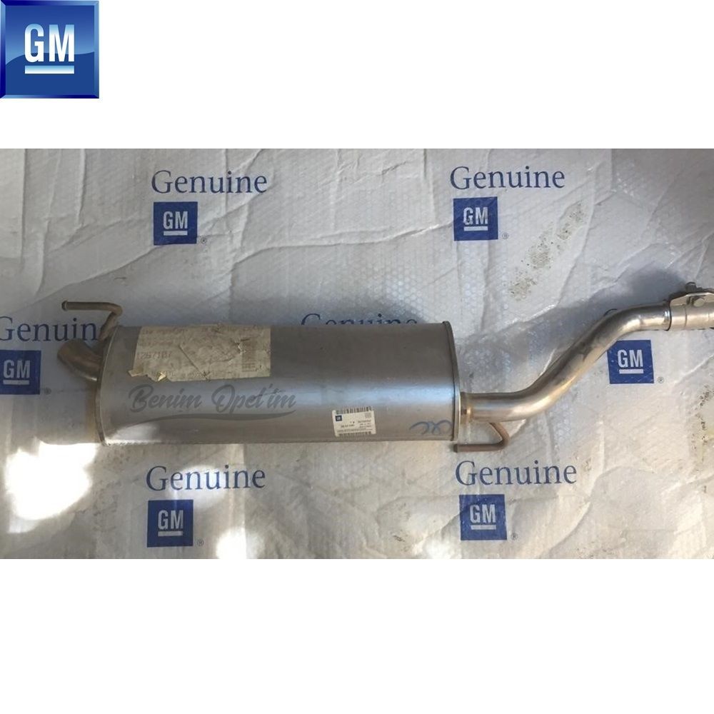 Opel Corsa D Complete Tail And Rear Muffler Exhaust 1.3 Diesel (QC) GM Original 5852690 - 55702052