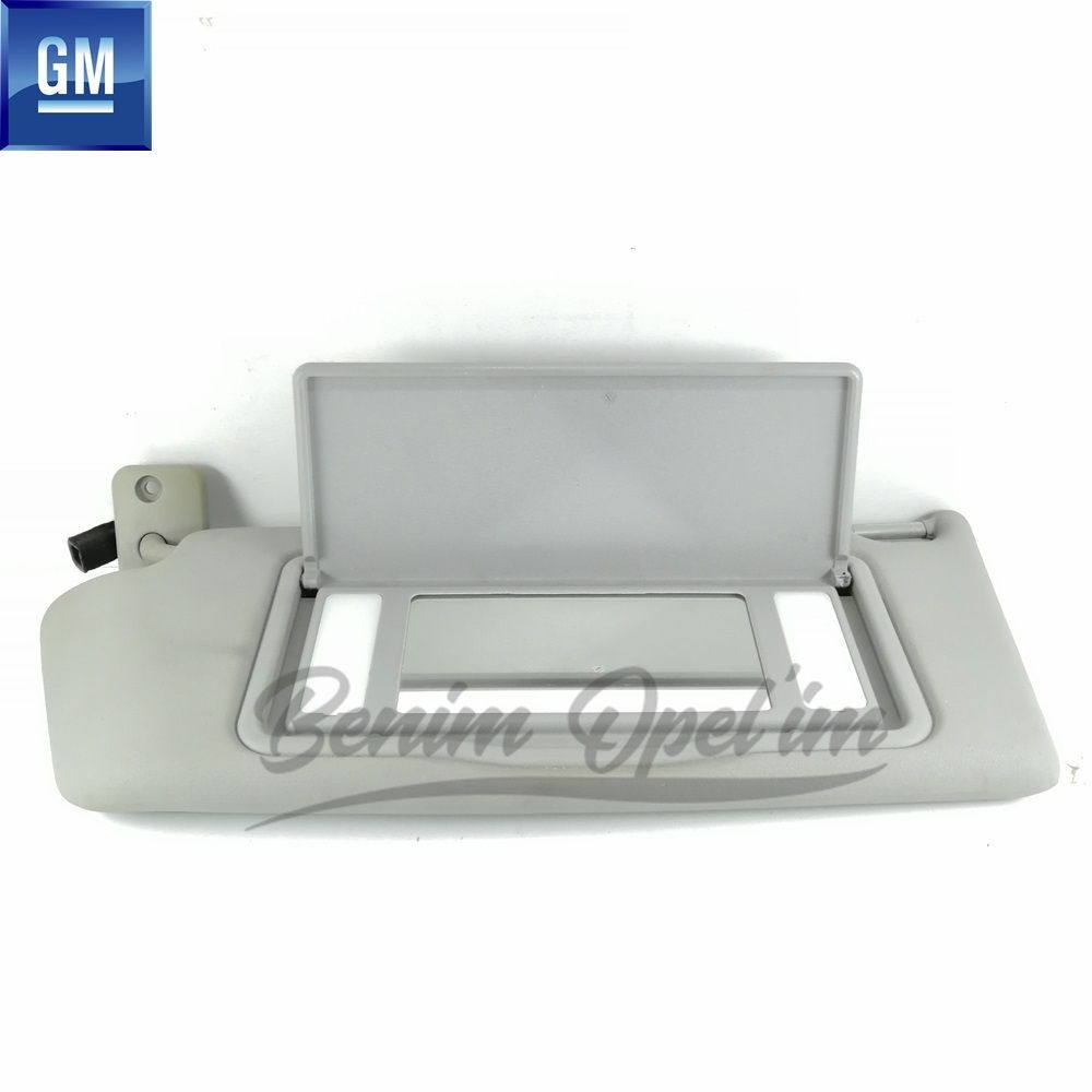 Product Code : 1437890 - Opel Vectra C, Signum Left Sun Visor with Lamp and Mirror Grey GM Original 1437890 - 13281678